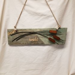 Autumn Wooden Plaque