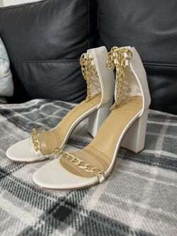 White Heels Size 8