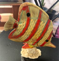 Tropical Fish Decor-Hand painted wood or resin