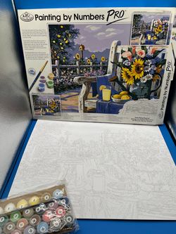 Royal & Langnickel Sunflowers and lemons paint by numbers