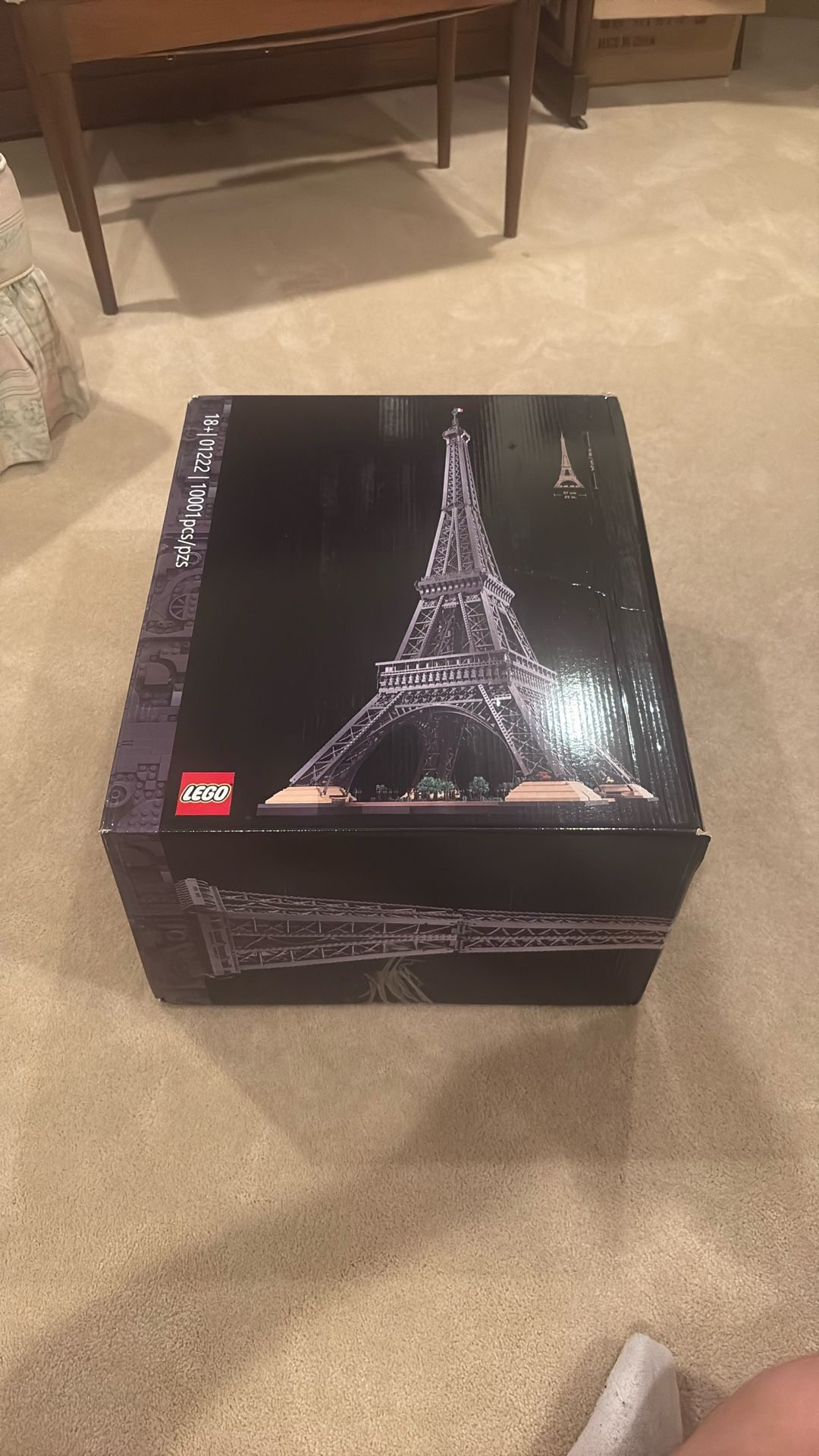 Eiffel Tower Lego Set