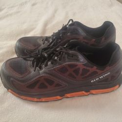 Red Wing Steel toe Work Shoes. Men's 10