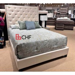 Modern Queen Or King Size Bed Frame // Mattress Sold Separately