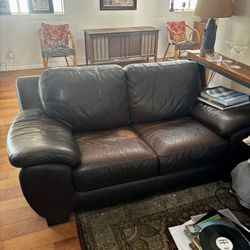 Vintage Real lather couch 