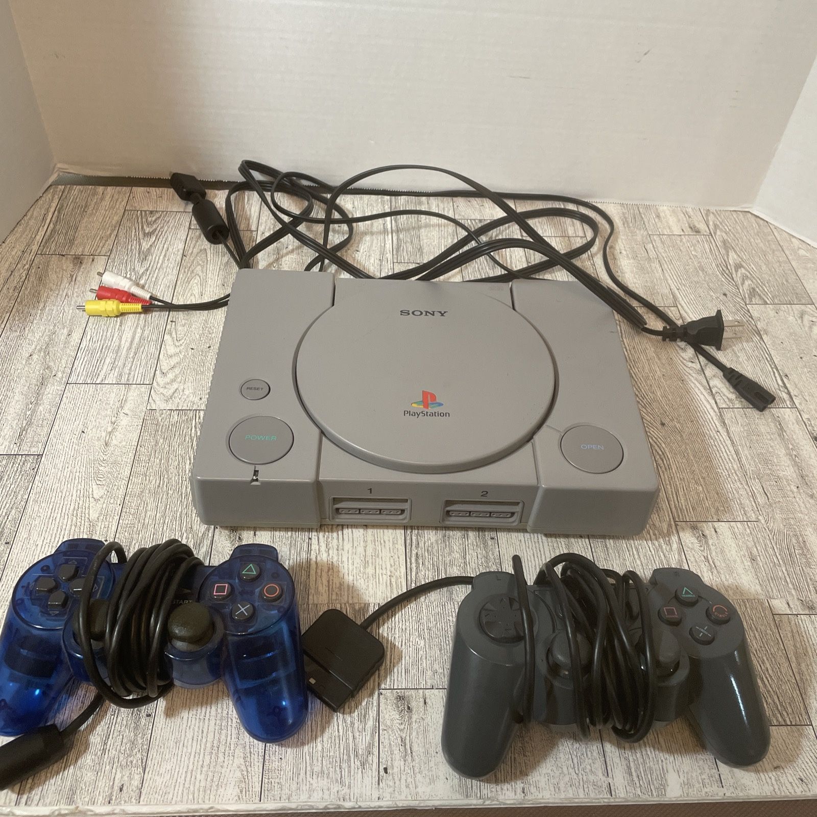 Sony PlayStation One Console, PSone, PS1, 2 Controllers, 7 Games - video  gaming - by owner - electronics media sale 