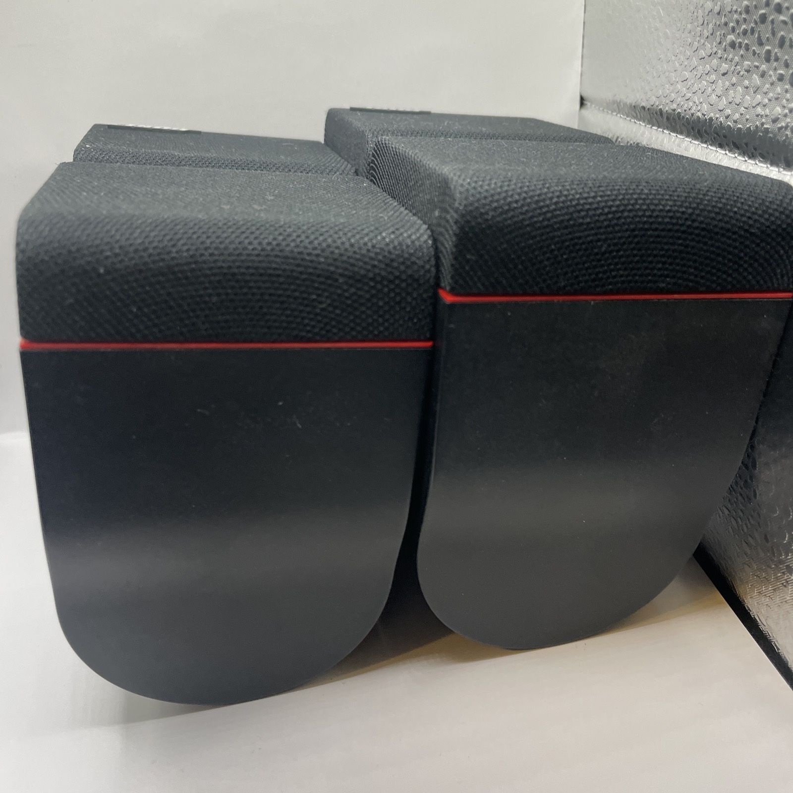 Bose Double Cube Pair legendary Redline Speakers Acoustimass Surround Sound