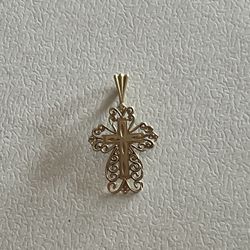 14k Michael Anthony Cross Pendant