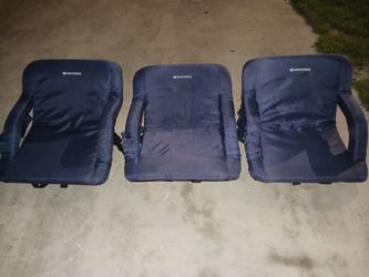 3 NEW BACK PACK CHAIRS GD TRAVEL CAMPING BEACH ETC 40 ALL FIRM PAID 74 EACH