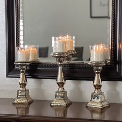 Candle Holders/ Glasss/ Candle