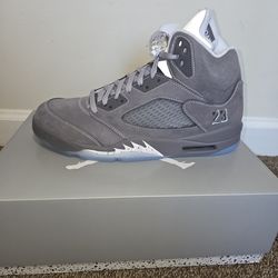 Jordan 5 wolf grey sz 12