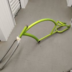 Bicycle Frame & Fork. 26" Stretch Cruiser.
