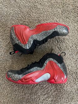 Nike Foamposite zebra shoes men’s 10.5