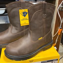 Survivors Work Boot Size 10/12/13 Steel Toe