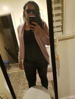One piece tank and sweater sz large