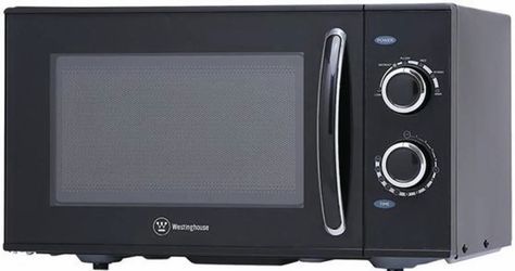 Westinghouse Black Microwave with Knobs