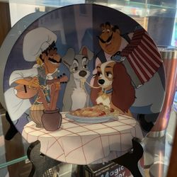 Lady And The Tramp Decorative Plate