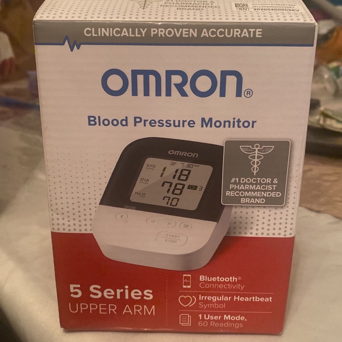 Omron 5 series BP7250 UPPER ARM Blood Pressure Monitor BLUETOOTH