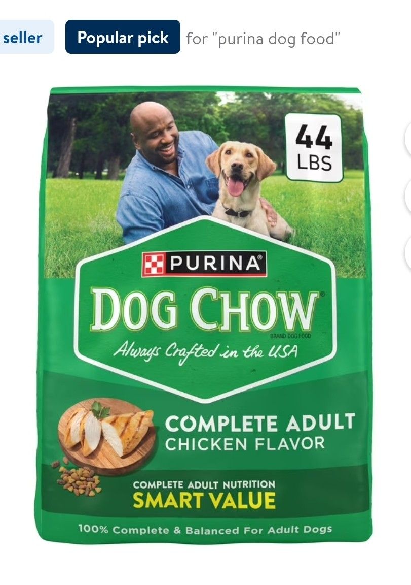 Purina Dog Chow 44 lbs Chicken