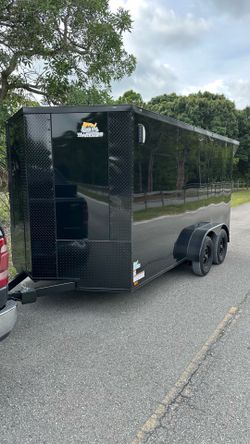 NEW 2026 7x14 TA ENCLOSED TRAILER