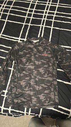 Reebok Long Sleeve Camo Training Shirt Large