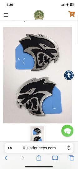 Mopar/Dodge Original Stock Factory HELLCAT Badges/Emblem