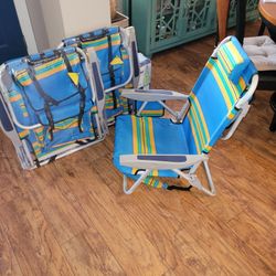 New! MAX-KAR SMART BACKPACK BEACH CHAIR

 5 POSITIONS 