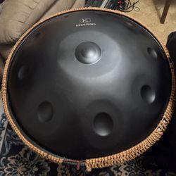 Handpan 432HZ,10 Sounds 22 Inches D Minor Premium Steel Hand Pan Drum