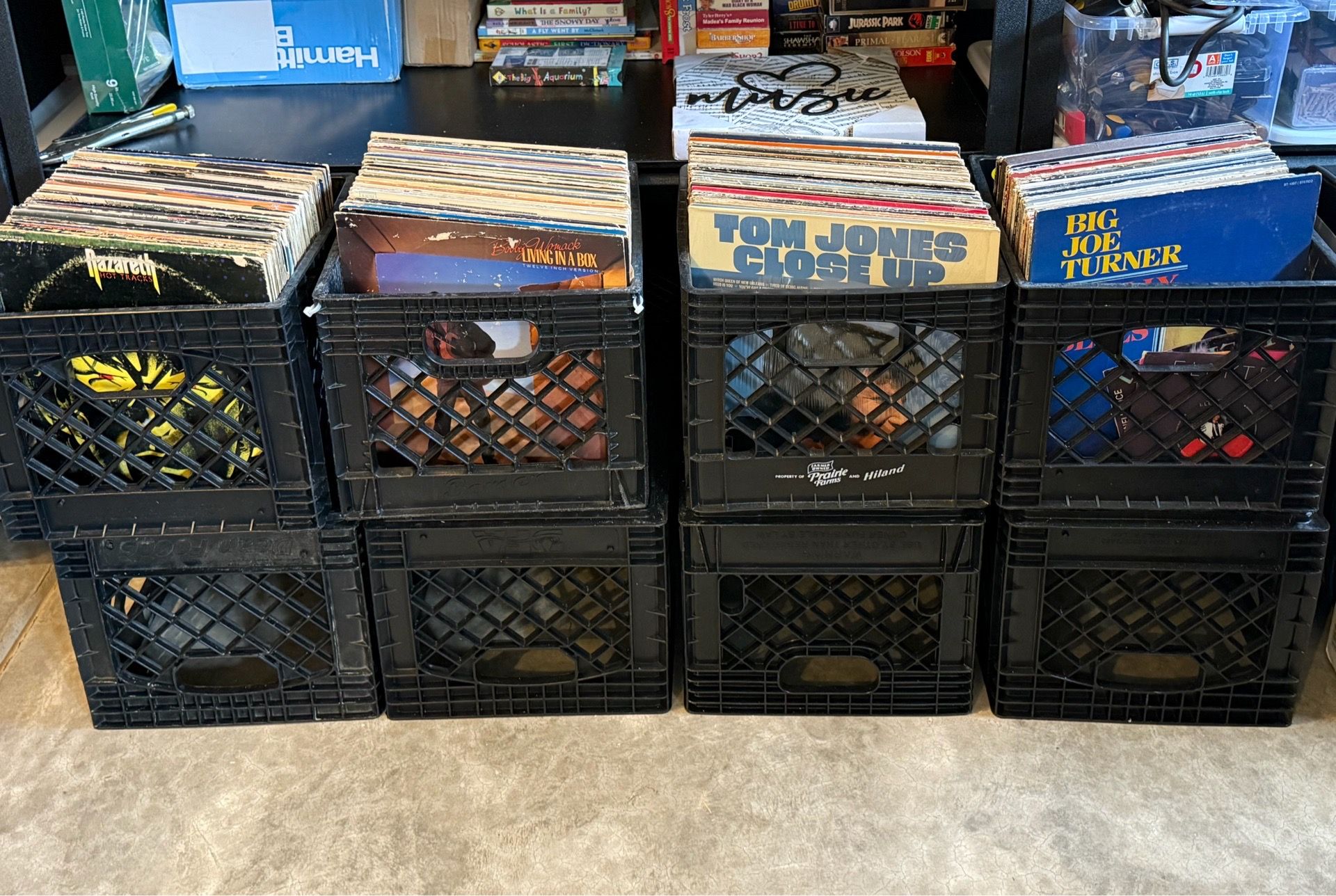 1,000 + Vinyl Records - $5 Each