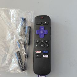 Brand New Roku Remote With Extra Batteries