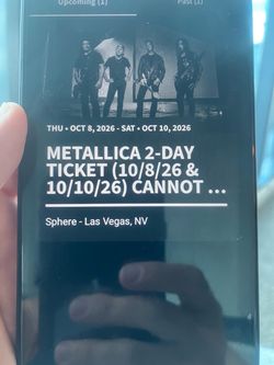 Metallica Show 10/10/26