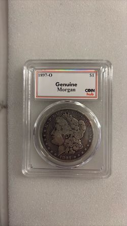 1897-O Morgan Silver Dollar Slabbed Genuine