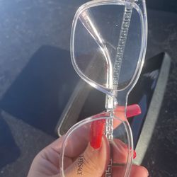 Versace clear glasses