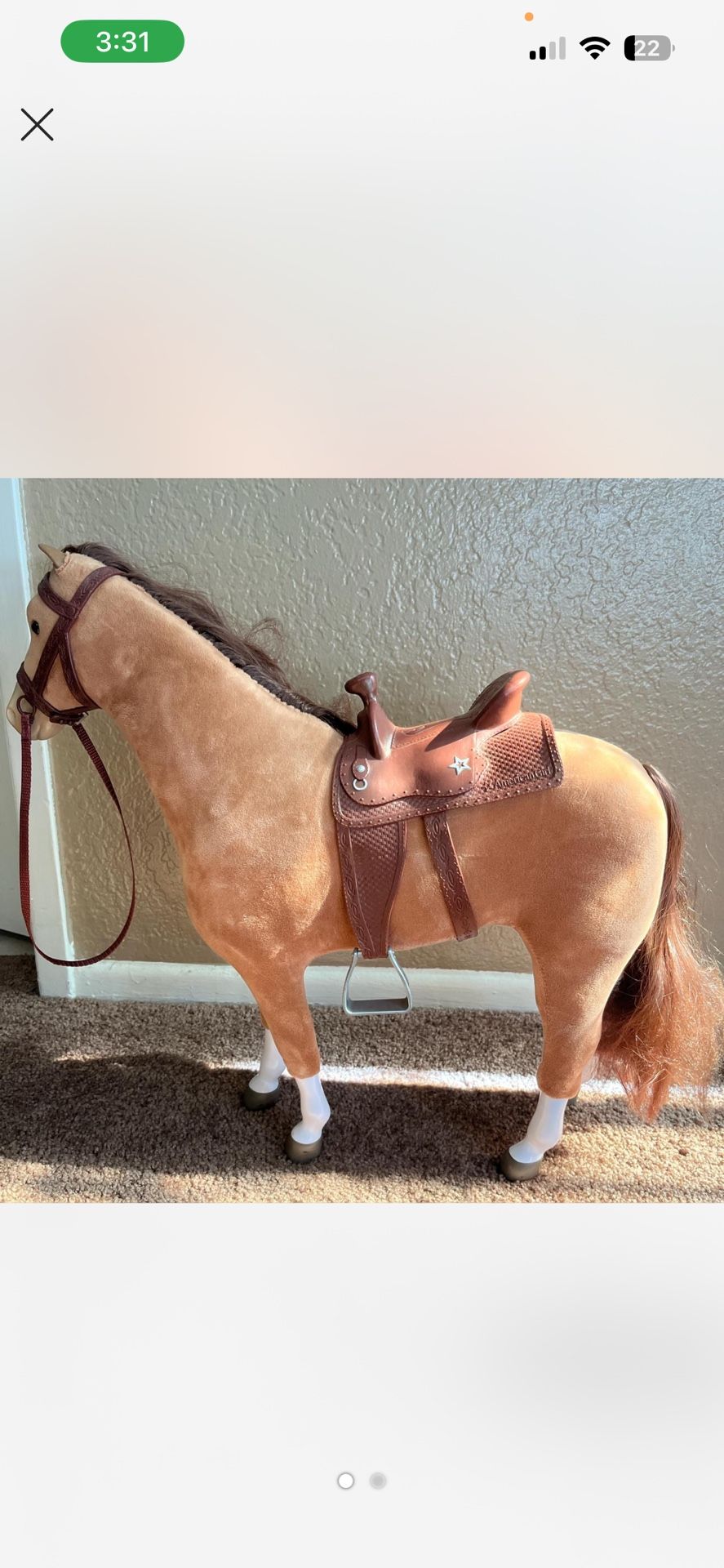 American girl doll horse 