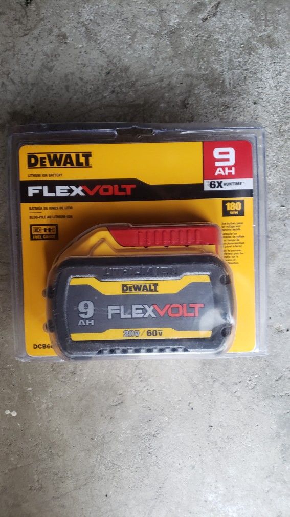 Dewalt 60v Flexvolt Battery 9.0 Brand New Sealed