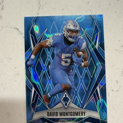 2025 Panini Phoenix (Light Blue Lava) - David Montgomery #108 /325 Color Match