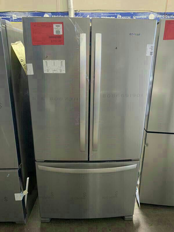 New Discounted Whirlpool Refrigerator 1yr Manufacturers Warranty