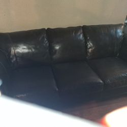 Leather Italian Couch 