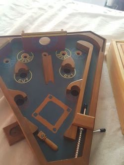 Baseball theme pinball and labyrinth