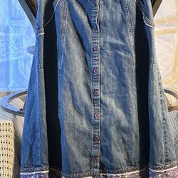 Vintage Denim Skirt