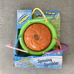 Summer Eclipse Kids Spinning Sprinkler Jet Stream Water Hose Toy, New 