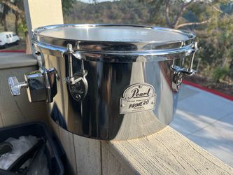 Pearl professional timbale drum 13x7 w tag.  Cymbal