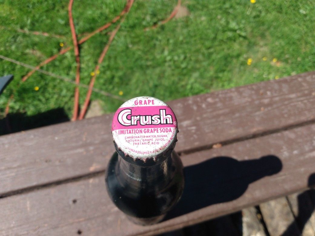 Vintage Grape Crush Bottle 10 Oz Unopened