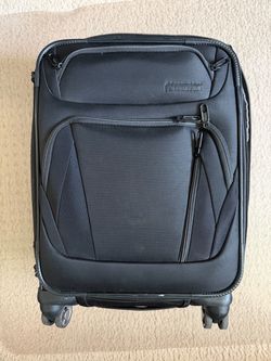 American Tourister Black Carry-On Spinner Luggage