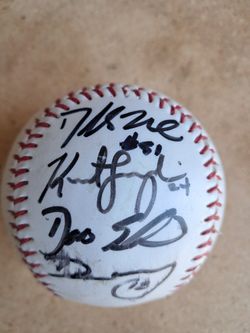 A's Signed Baseball