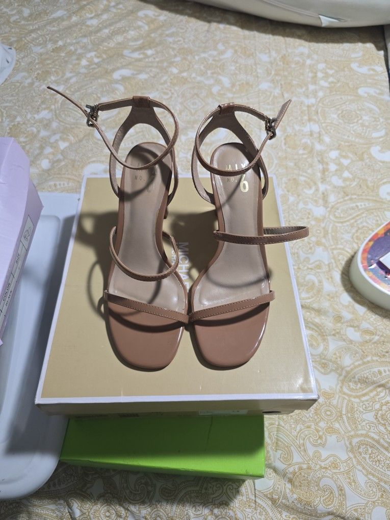 Nude Woman High Heels