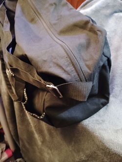 Stewart Black Duffel Bag
