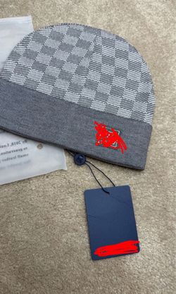 Grey designer beanie