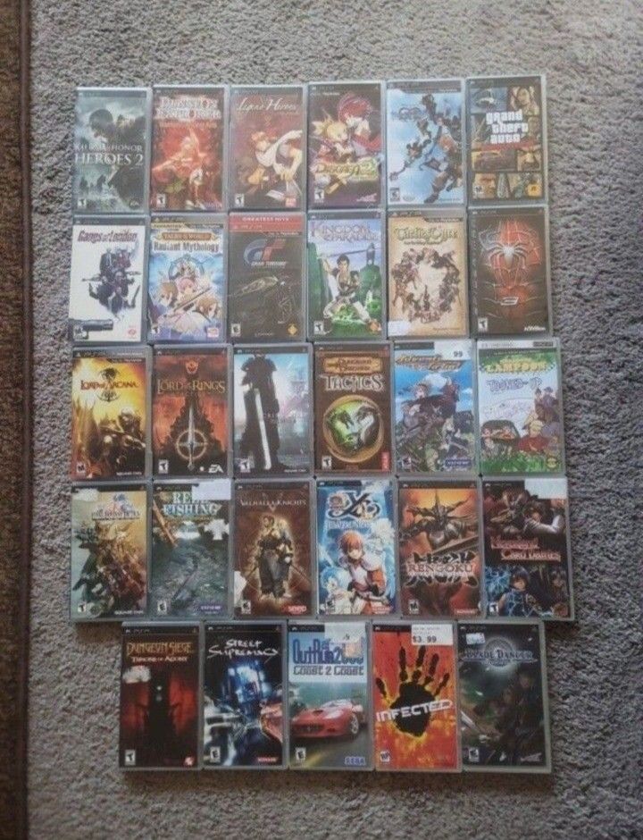 PSP+PS3 Games