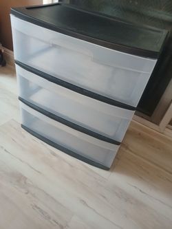 Plastic storage organizer