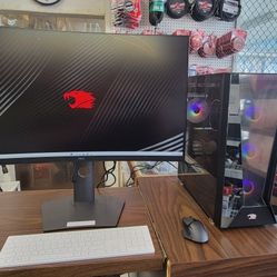 IBuyPower i-Series Gaming Desktop Computer W/32" Dell Gaming Monitor 